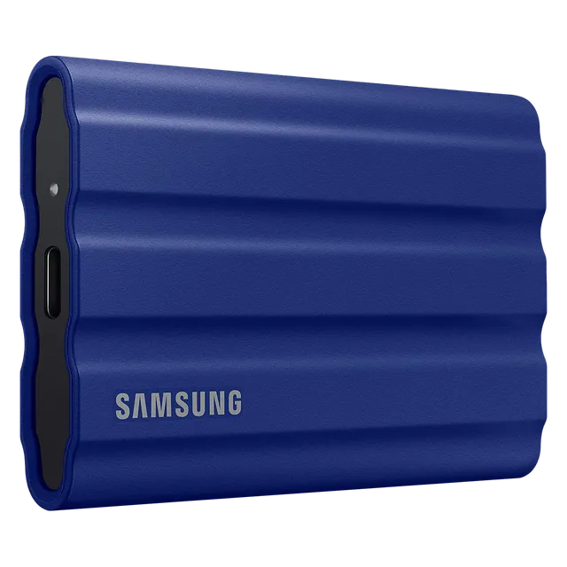 SAMSUNG T7 2TB USB Type-C (3.2) Portable Solid State Drive (IP65 Water and Dust Resistance, Blue)