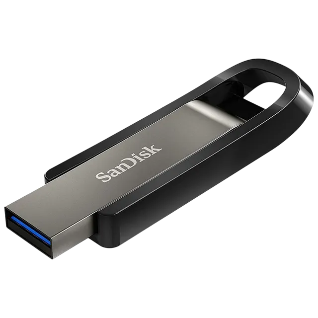 SanDisk Extreme Go 256GB USB Type A (3.2) Pen Drive (Deluxe Data Recovery Software, Silver)