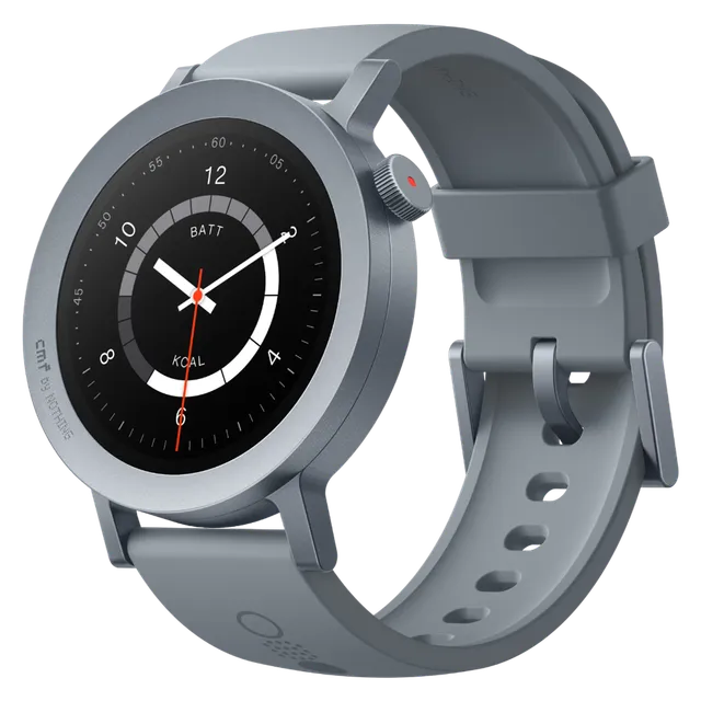 Nothing Watch Pro 2 Smartwatch with Bluetooth Calling (33.52mm AMOLED Display, IP68 Water Resistant, Ash Grey Strap)