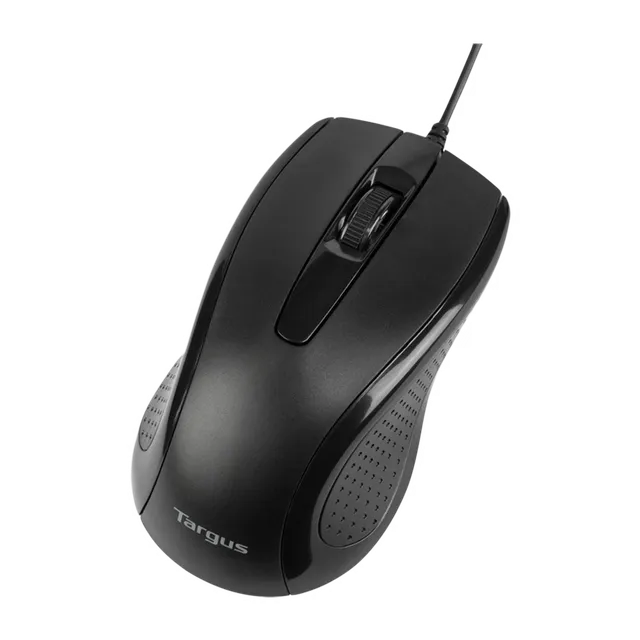 Targus U660 Wired Optical Mouse with Customizable Buttons (1000 DPI, Smooth and Precise Control, Black)